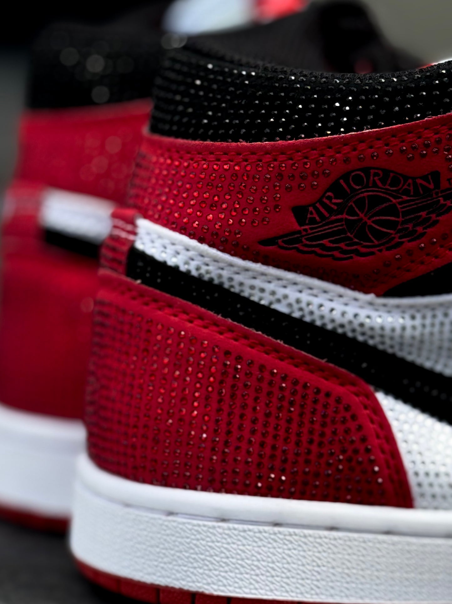 Air Jordan 1 High Chicago By Crystals