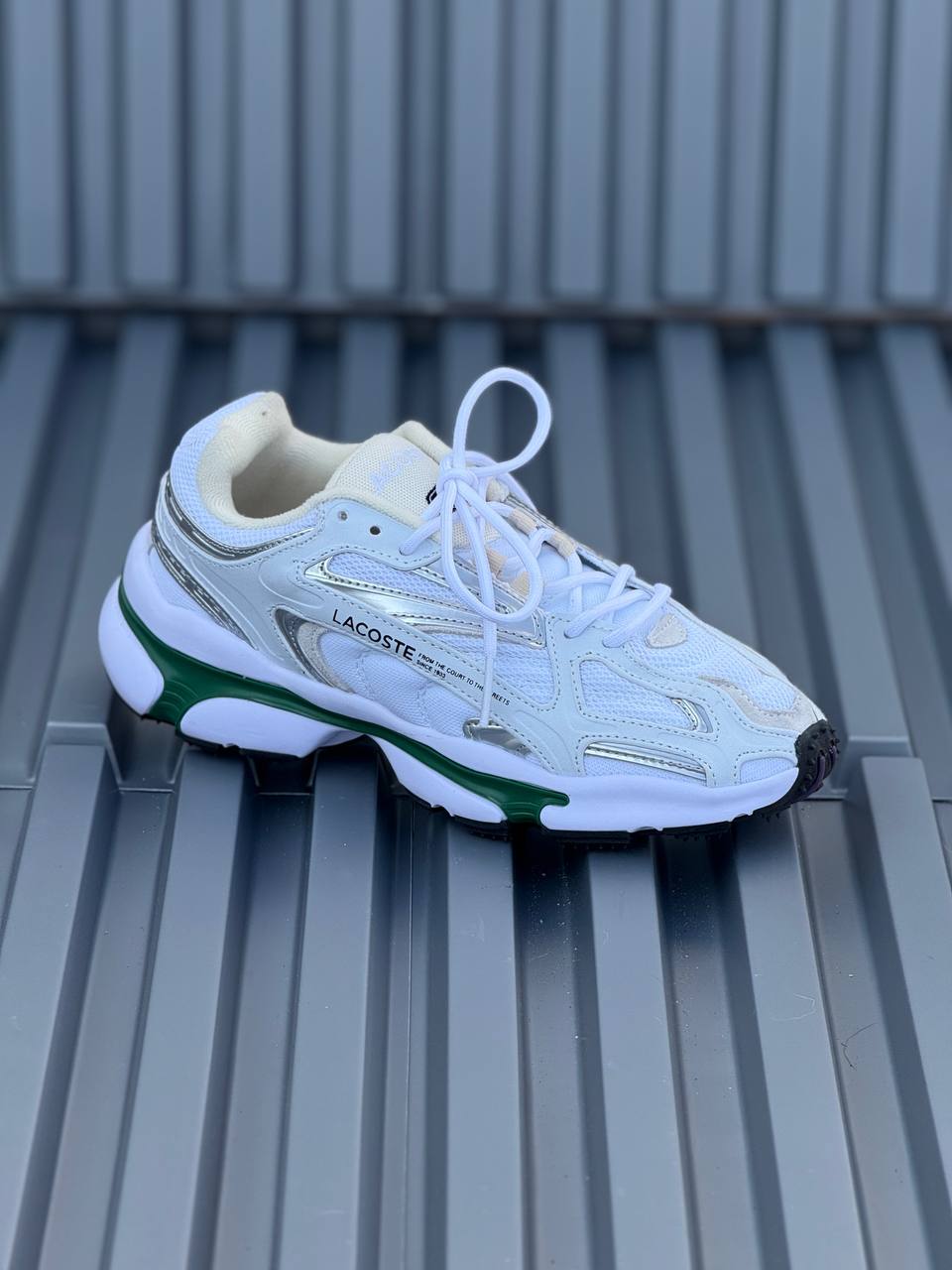 Lacoste Blanco Verde