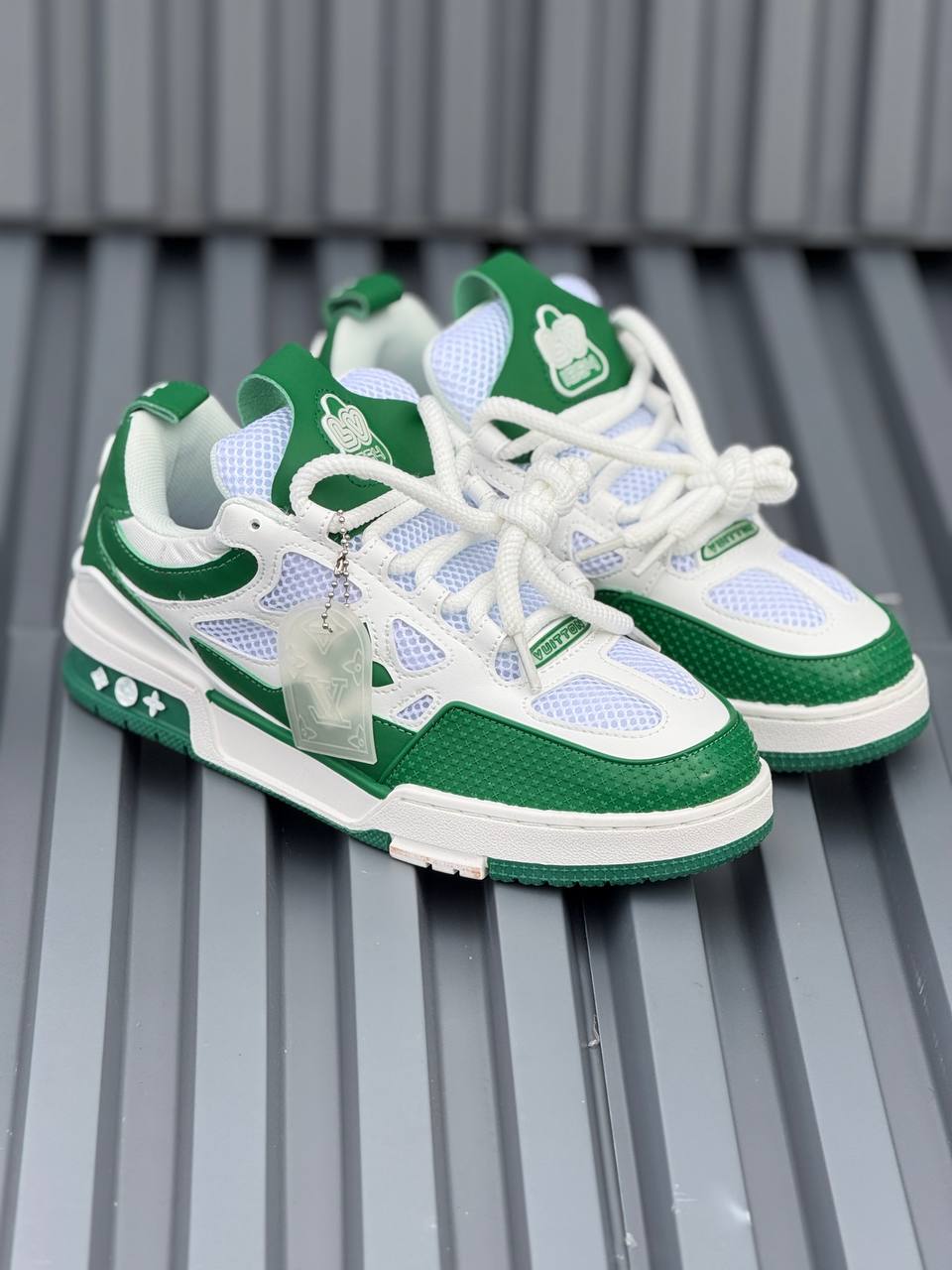 Louis Vuitton verde blanco