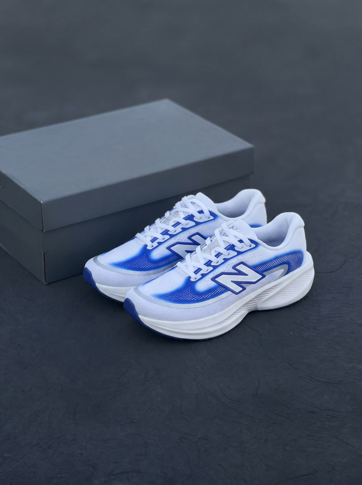 New Balance Ellipse V1 Blanca Azul