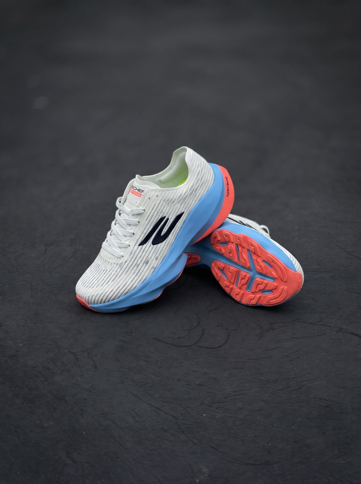 Skechers Aero Razor Blanca Azul Coral