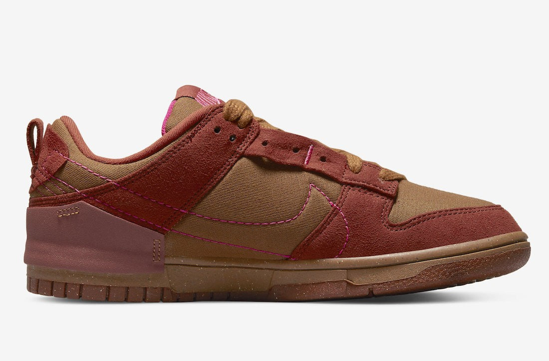 Nike Dunk Low Disrupt Café / Rosa foto 3