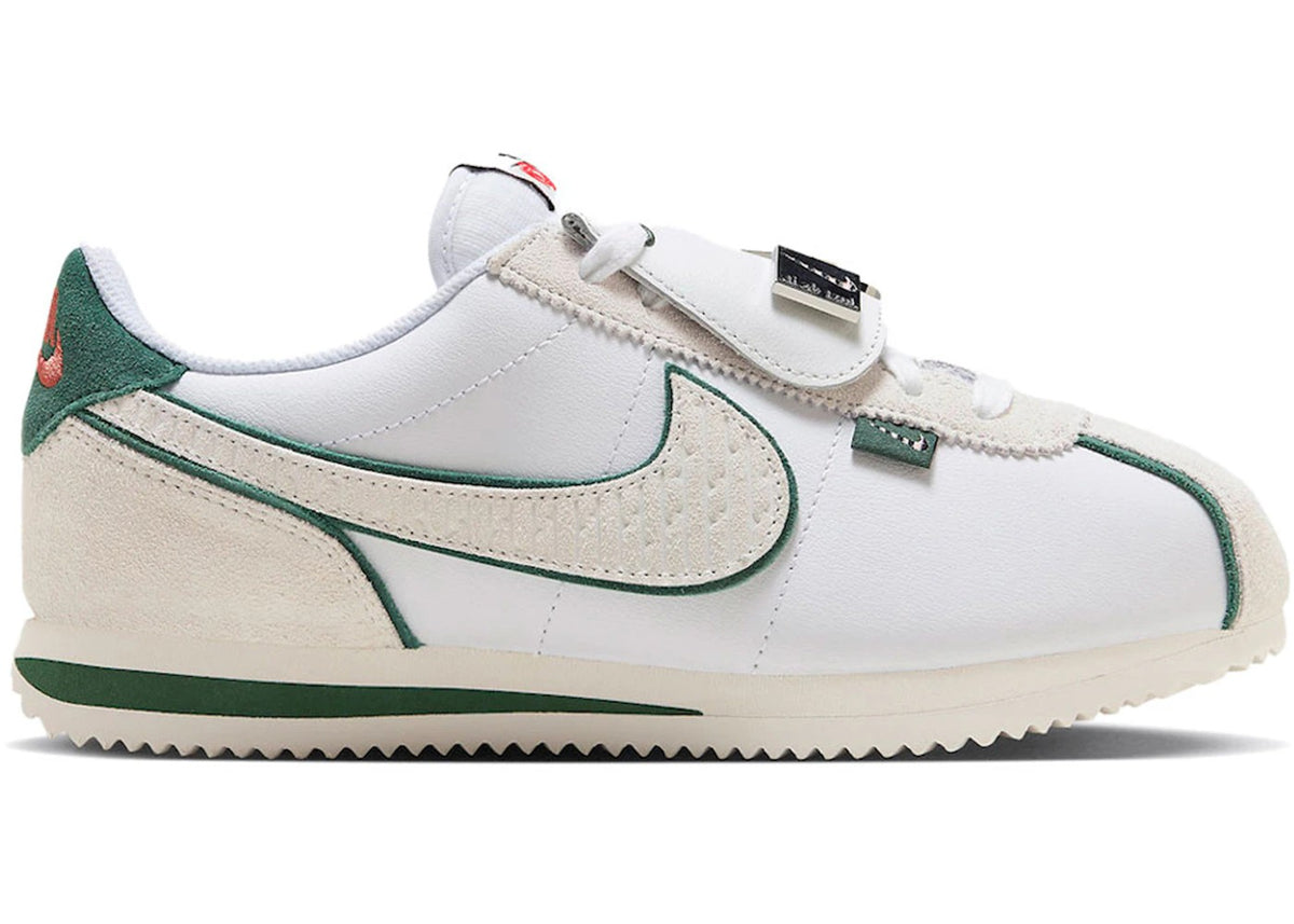 Nike Cortez All Petals United Blanca / Verde foto 3