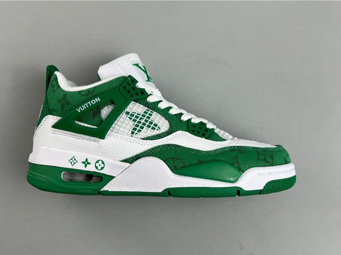 Nike Air Jordan 4 x Louis Vuitton Verde foto 3