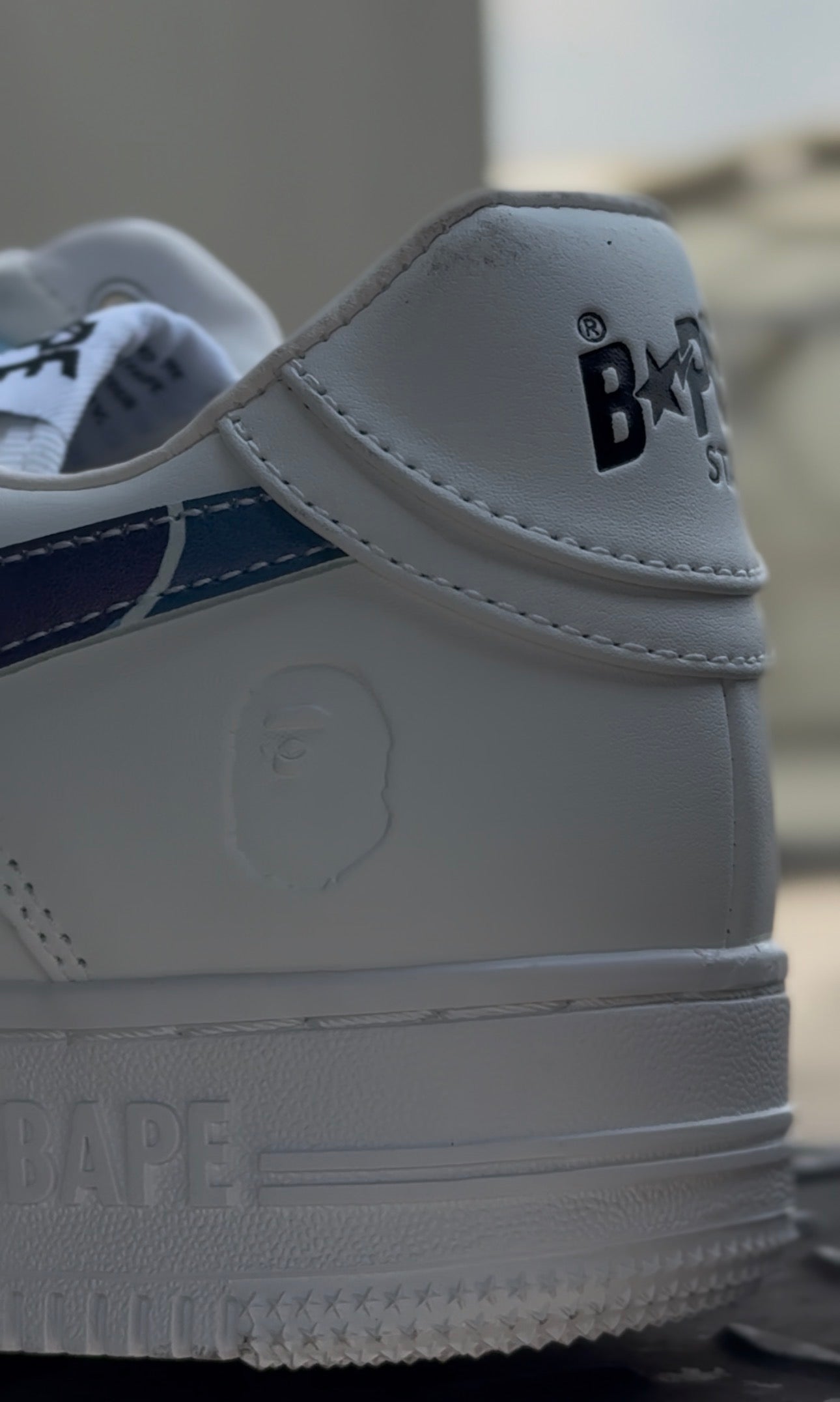 Bappe White Military Blue