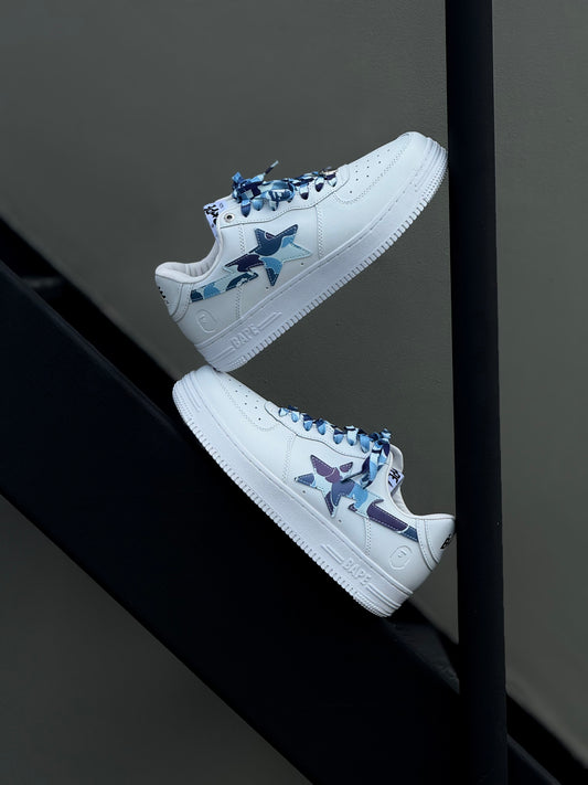 Bappe White Military Blue