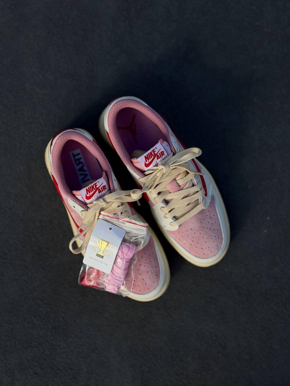 Travis Scott x Air Jordan 1 Low Shy Pink