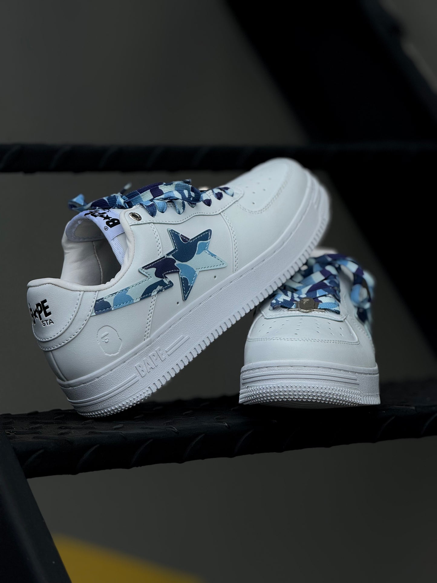 Bappe White Military Blue