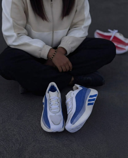 Adidas Hyper Boost Edge Cloud White / Equipment Blue / Zero Metallic