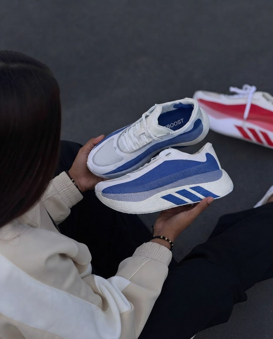 Adidas Hyper Boost Edge Cloud White / Equipment Blue / Zero Metallic