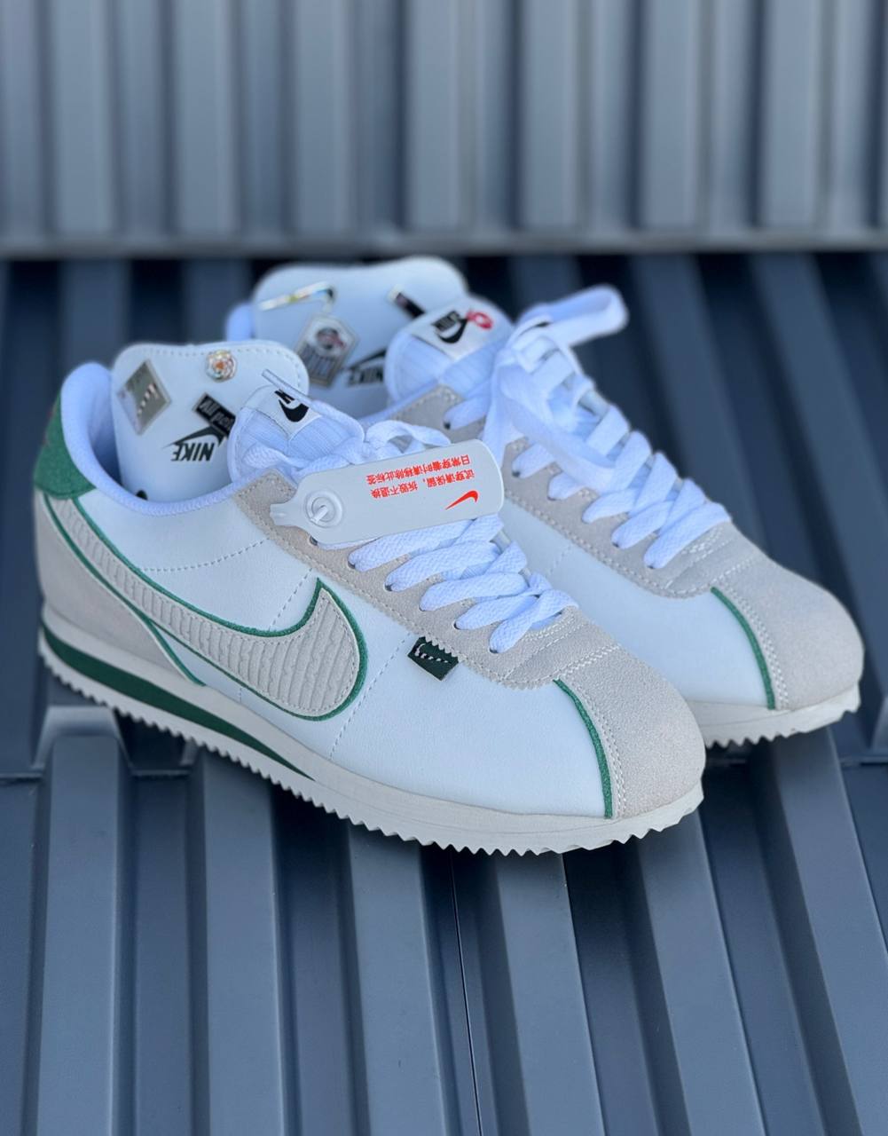 Nike Cortez Blanca Verde