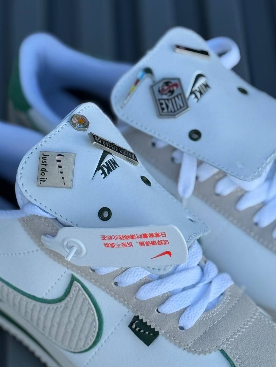 Nike Cortez Blanca Verde