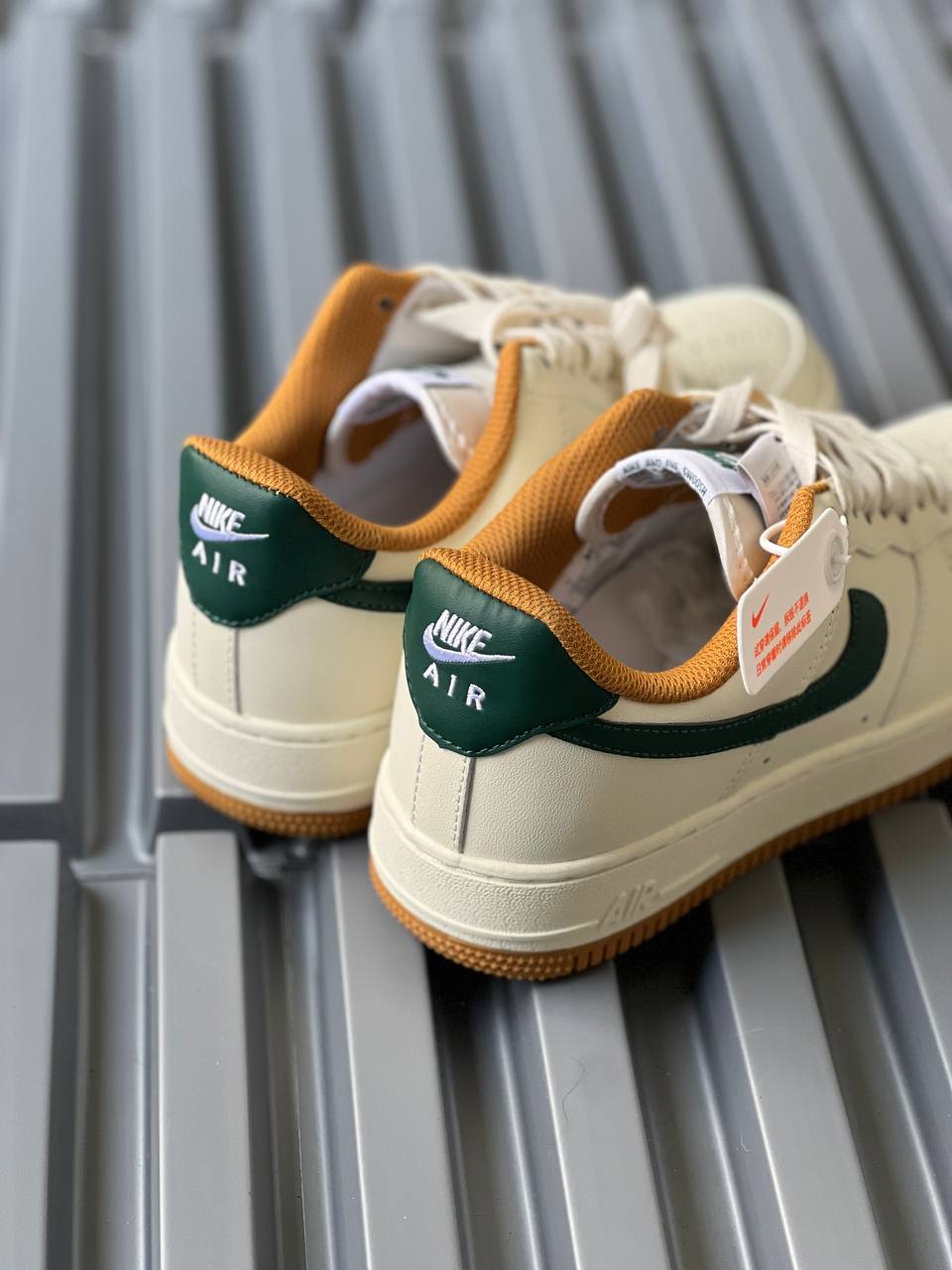 Nike Air Force One Green Cream