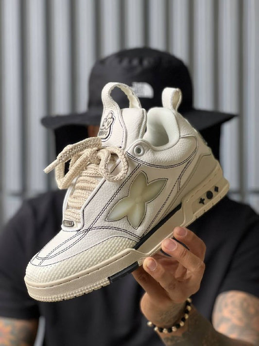 Louis Vuitton Skate blanca beige