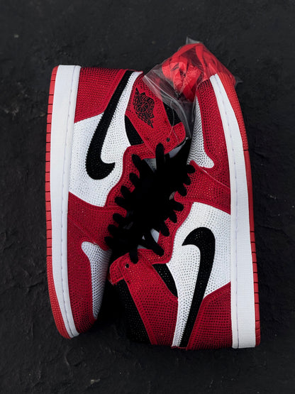 Retro 1 Jordan  High Chicago By Crystals