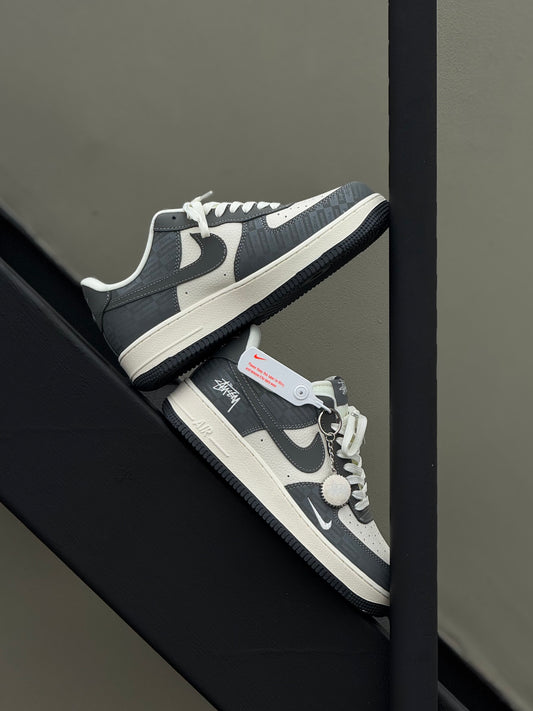Nike Air Force 1 Low Stussy Black and Grey