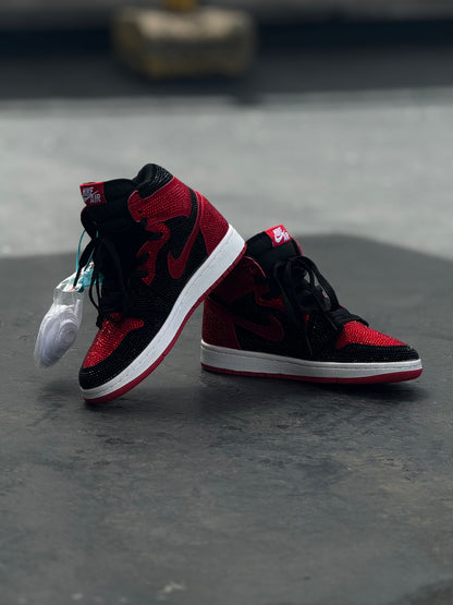 Retro 1 Jordan High Chicago Swarovski By Crystals