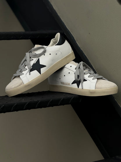 Golden Goose Deluxe Super-Star Star Black