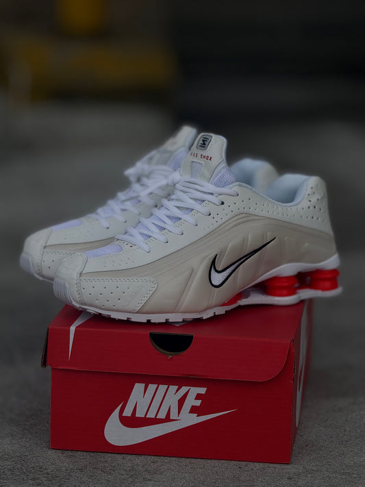 Nike Shox WhitexRed