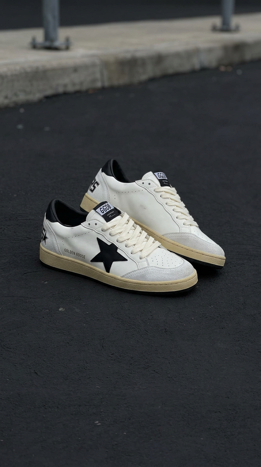 Golden Goose Estrella Negra talon negro