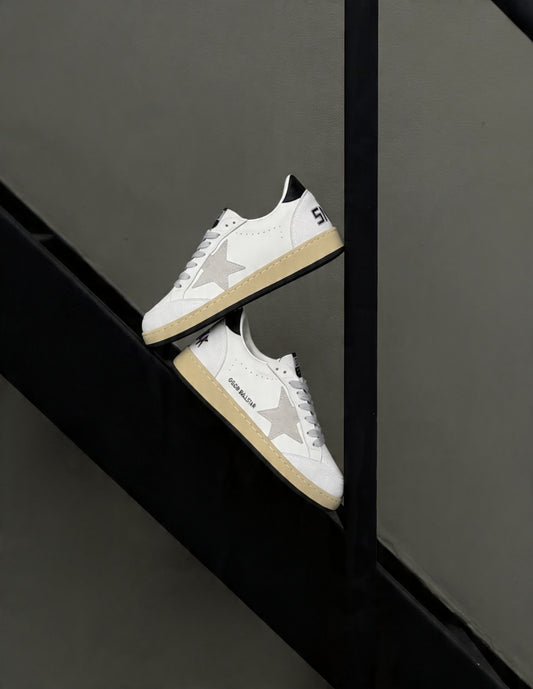 Golden Goose Estrella gris talon negro