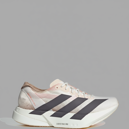 Adizero blanca negra beige