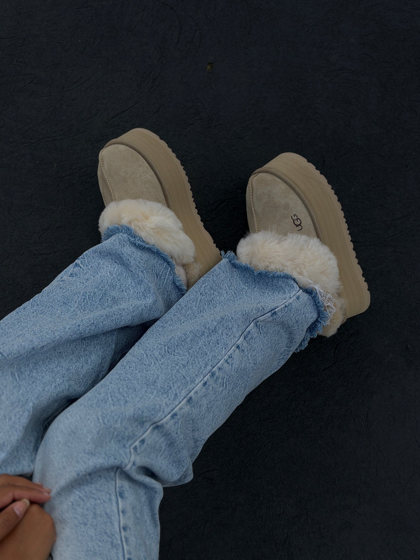 UGG Beig peluche