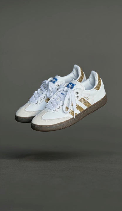 Adidas Samba Dorado brillante