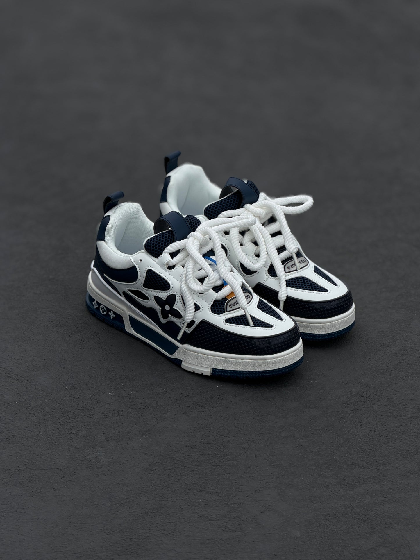 louis vuitton skate azul