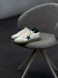 Golden goose Estrella verde talon verde
