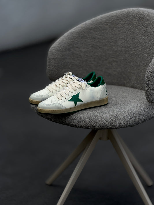 Golden goose Estrella verde talon verde