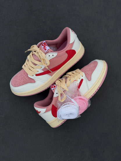 Nike jordan 1 low travis Tropical Pink