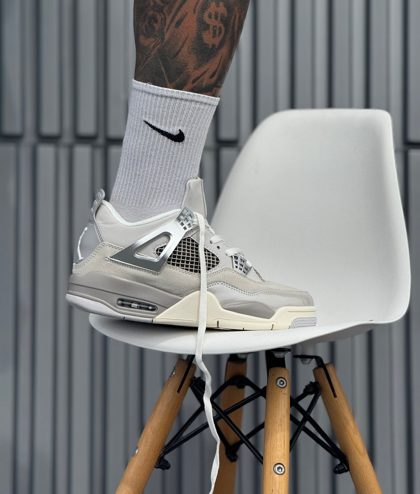 Nike retro 4 Metalic