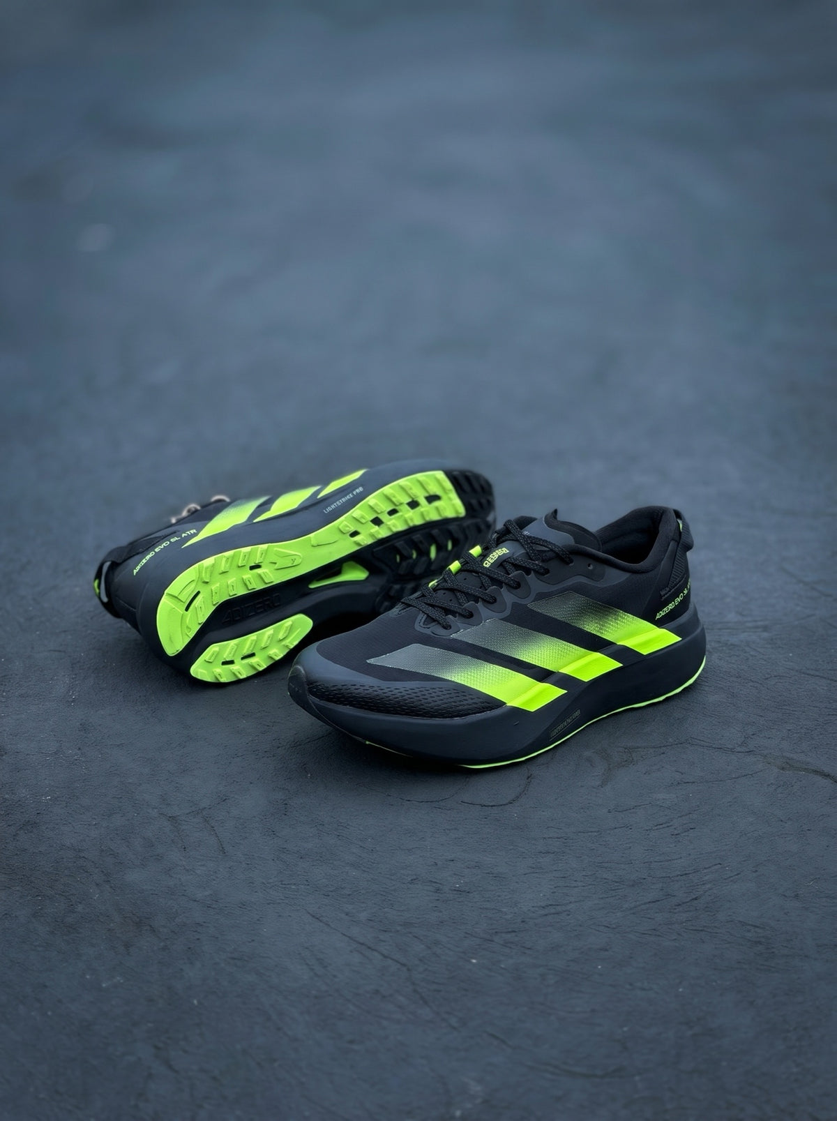 Adidas Adizero Evo SL ATR Negra Verde Neón
