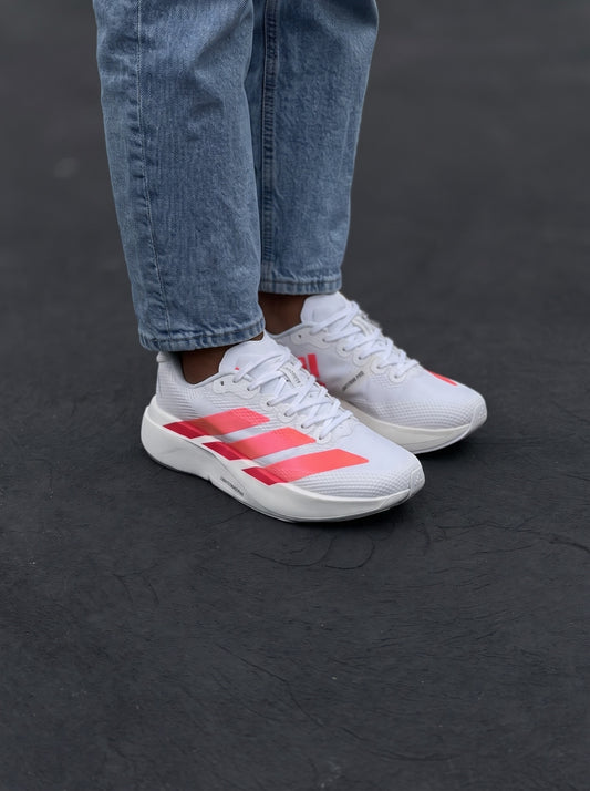 Adidas Adizero Evo SL Blanca Rosa Coral