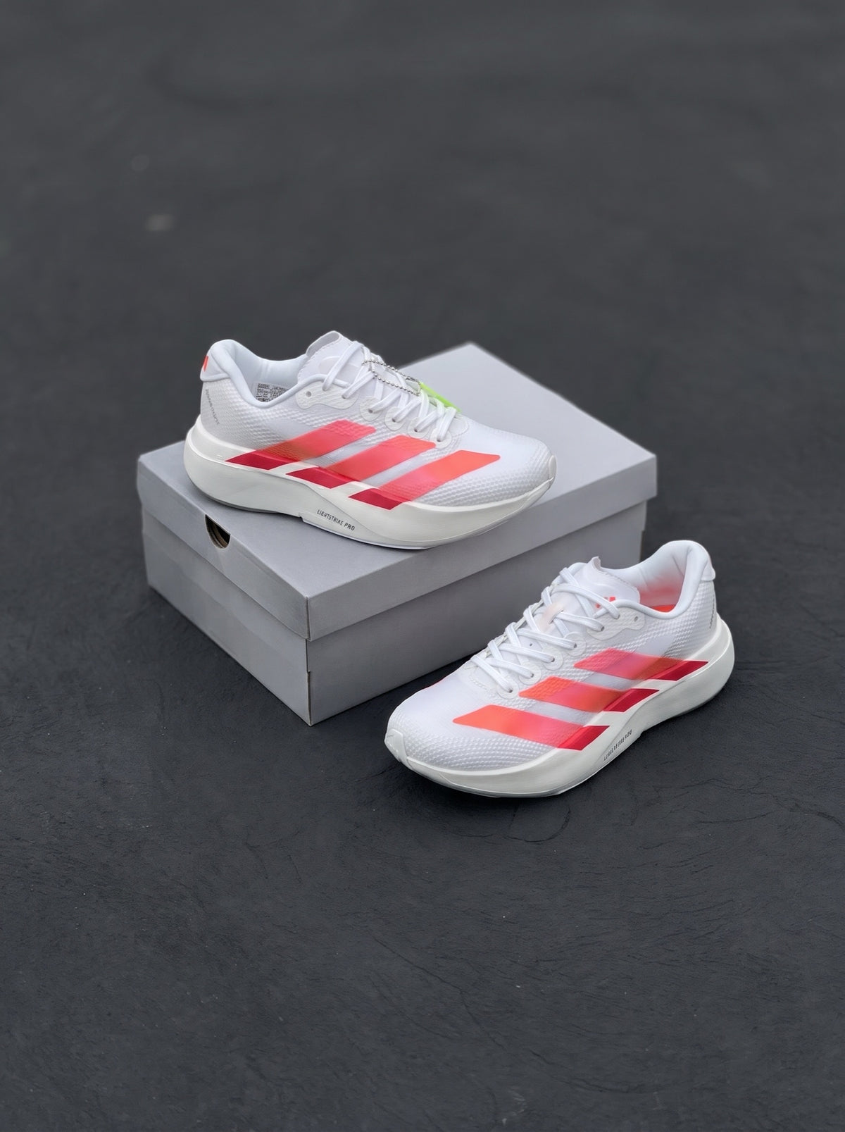 Adidas Adizero Evo SL Blanca Rosa Coral