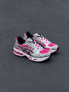 Asics Gel Kayano 14 Fucsia Plata Negra