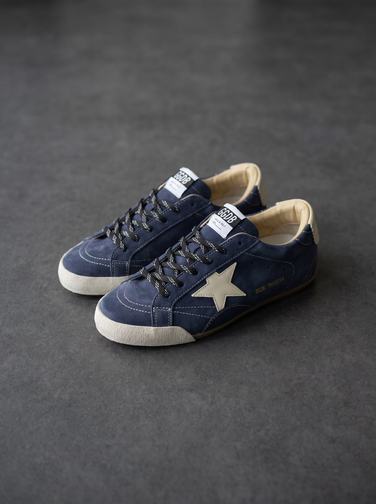 Golden Goose True-Star Azul Crema
