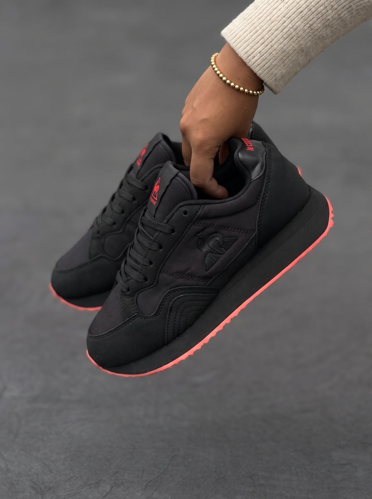 Le Coq Sportif Jet Star 2 Negra Roja