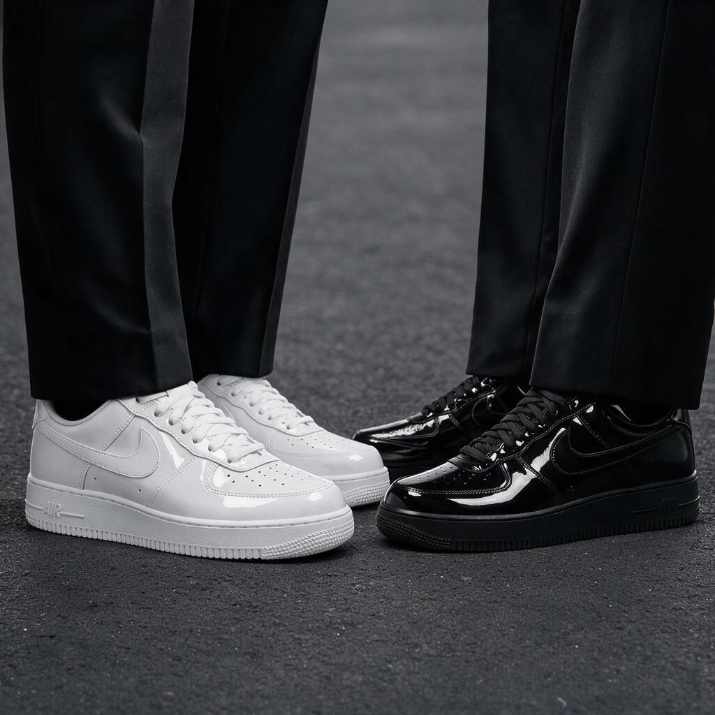 AIR FORCE WHITE PANTENT