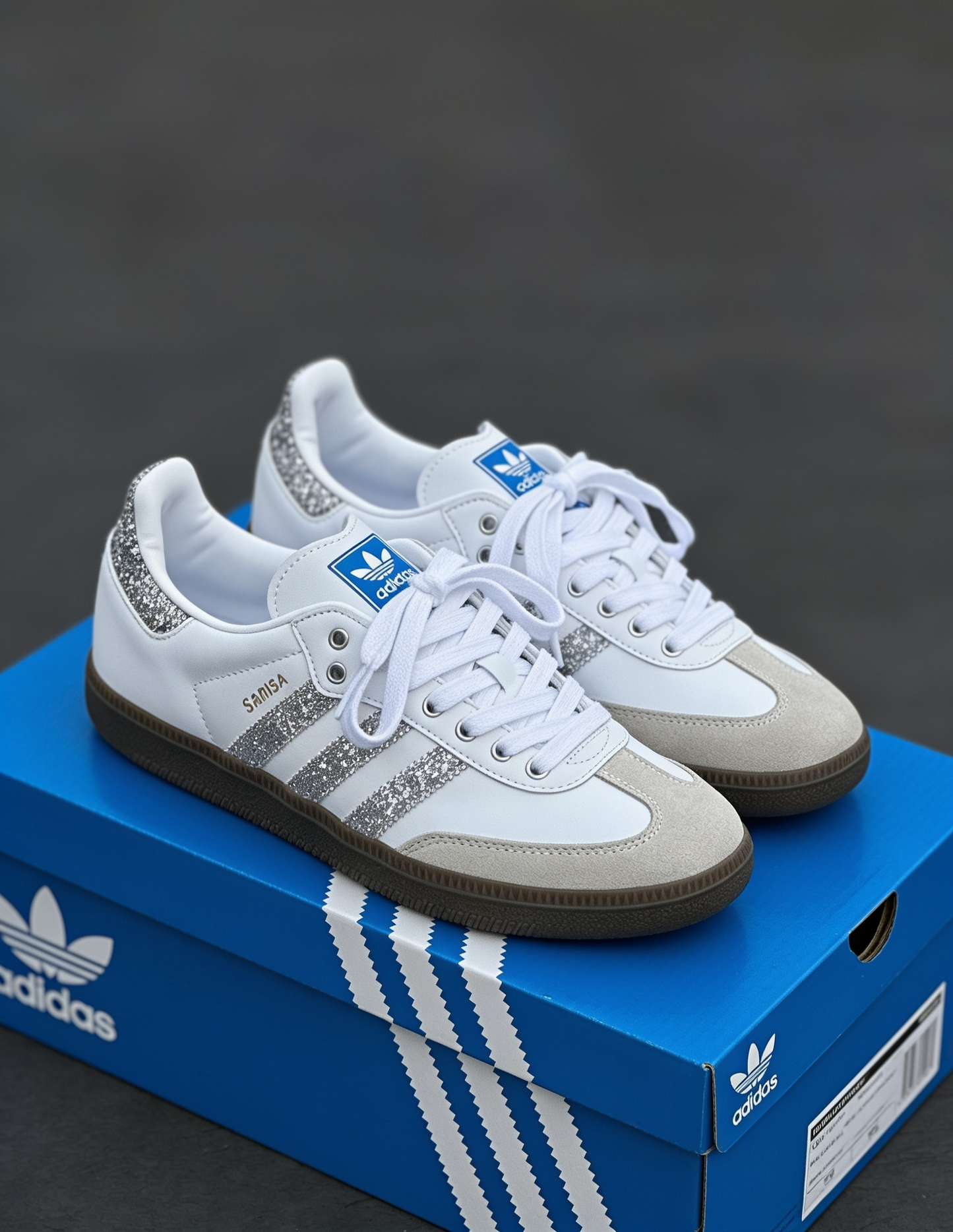 Adidas Samba Plata brillante