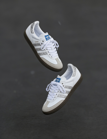 Adidas Samba Plata brillante