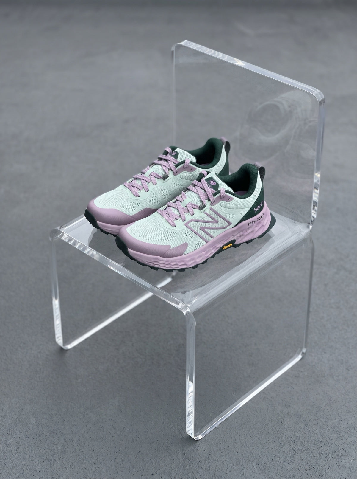 New Balance Fresh Foam X Hierro Lila Verde Menta