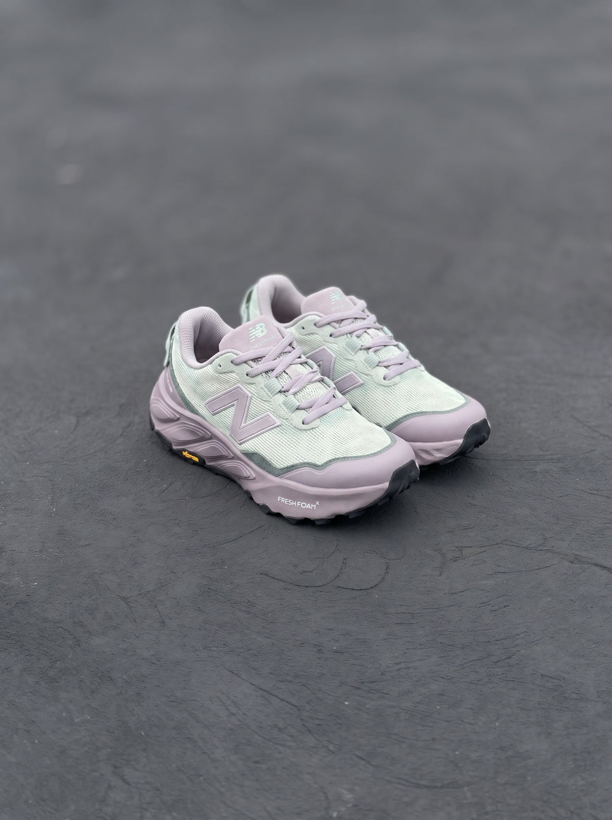 New Balance Fresh Foam X Hierro Lila Verde Menta