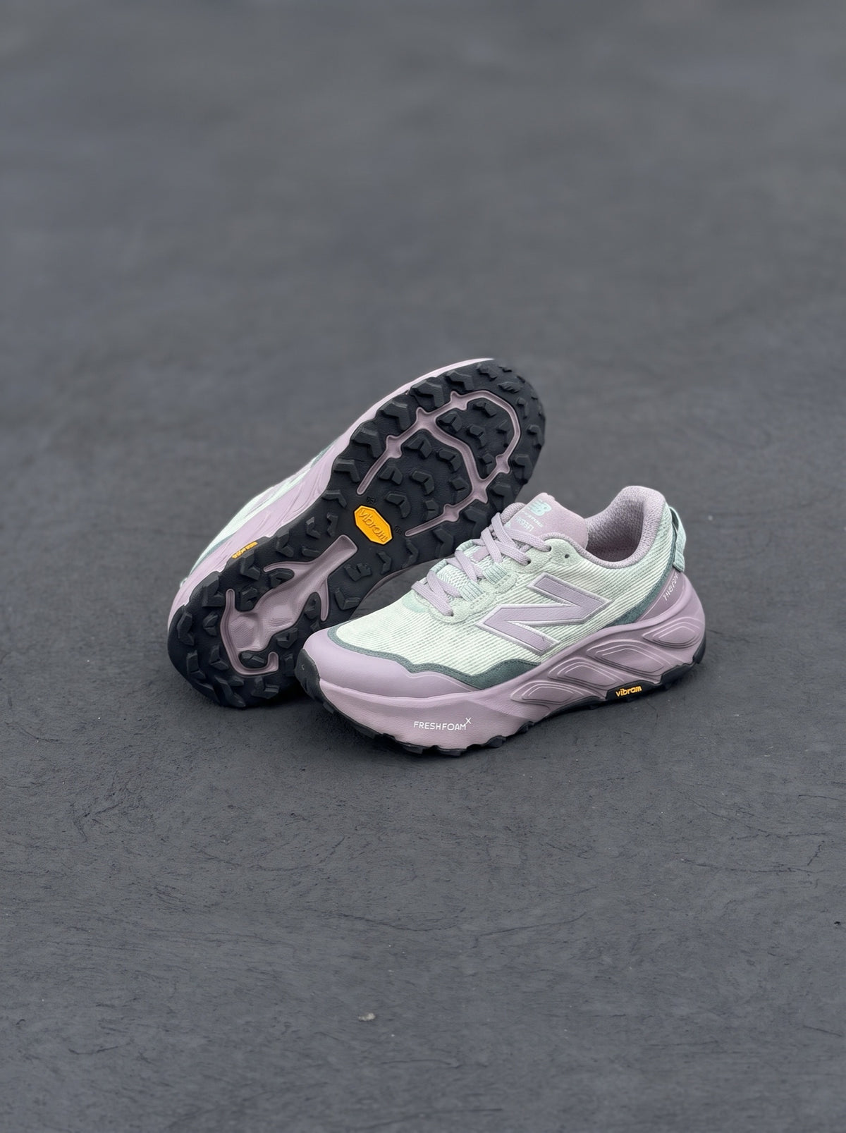 New Balance Fresh Foam X Hierro Lila Verde Menta