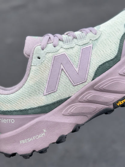 New Balance Fresh Foam X Hierro Lila Verde Menta