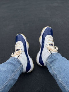 Nike Air Jordan 11 Retro Blanca Azul Rey Roja