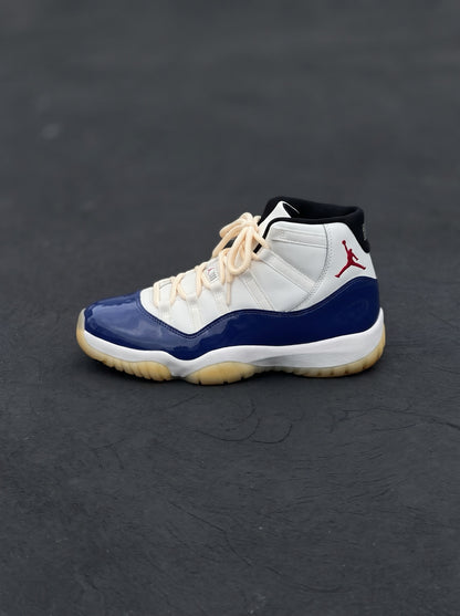 Nike Air Jordan 11 Retro Blanca Azul Rey Roja