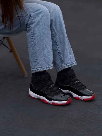 Nike Air Jordan 11 Retro Bred Negra Roja Blanca