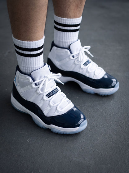 Nike Air Jordan 11 Retro Midnight Navy Blanca Azul Marino